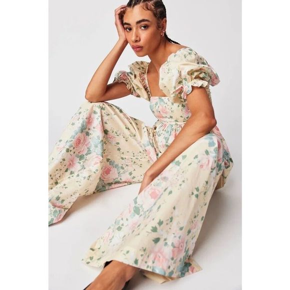 NWT Free People Selkie Hamptons Jumpsuit Extra Small